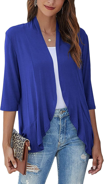 🔥Spring Discount Crazy Sale-49% OFF🌺-Women's Casual Lightweight Open Front Cardigans