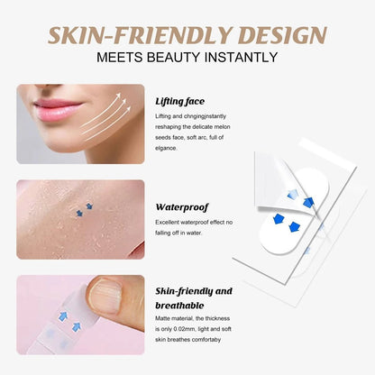 🔥Last Day 70% OFF🔥Invisible Face Lifter Tape✨Has a delicate V face(120pcs)