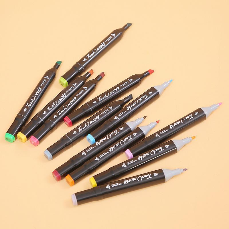 80 Colors Premium Dual Tip Markers Set with Carry Case