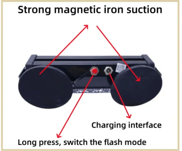 🚘Car Strong Magnetic Flash Light⚡️