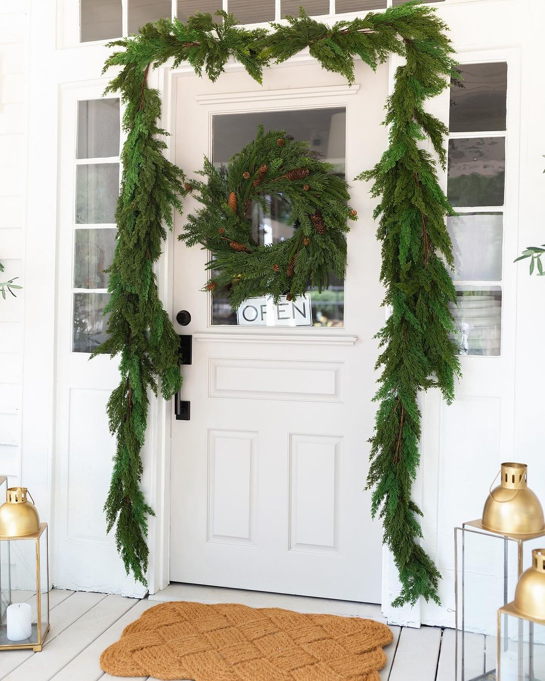 🔥Last 4 hours 57% OFF -🌲Natural Christmas Greenery - Real Touch Norfolk Pine Garland