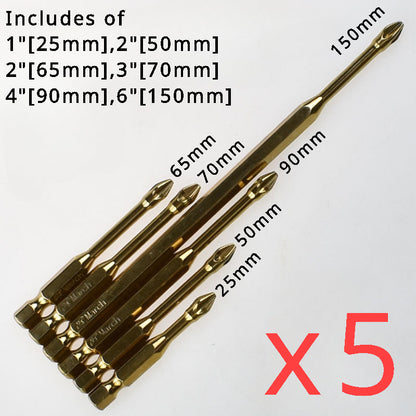 Magnetic Screwdriver Bit(S3 Alloy Steel)
