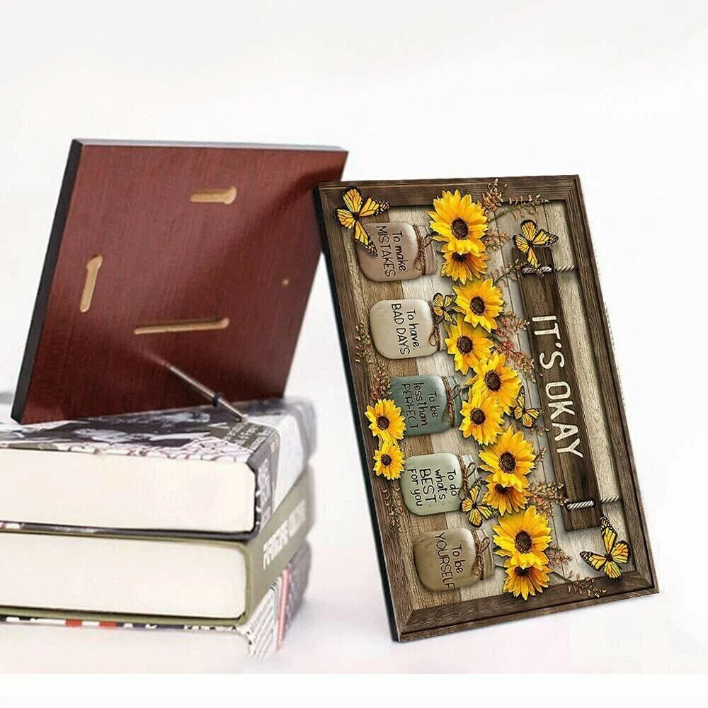🦋Butterfly Sunflowers Wall Art🌻