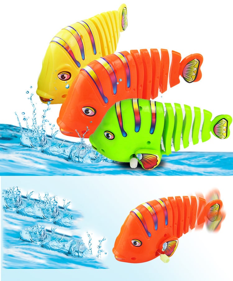 Clockwork Swinging Cartoon Fish Toys