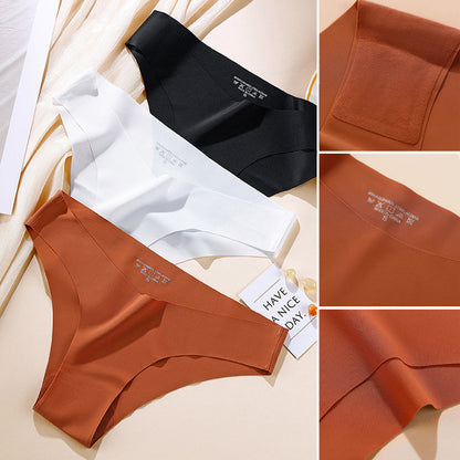 Seamless Ice Silk Thong