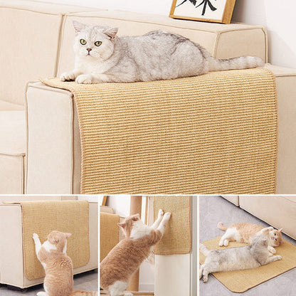 Natural Sisal Cat Scratcher Mat