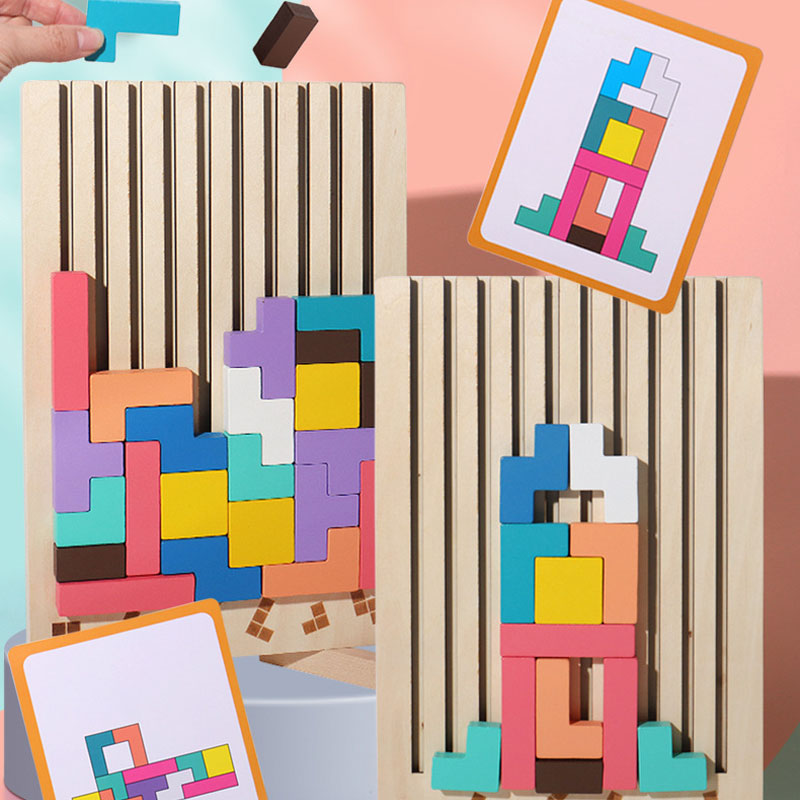 Wooden Stacking Puzzle Toy