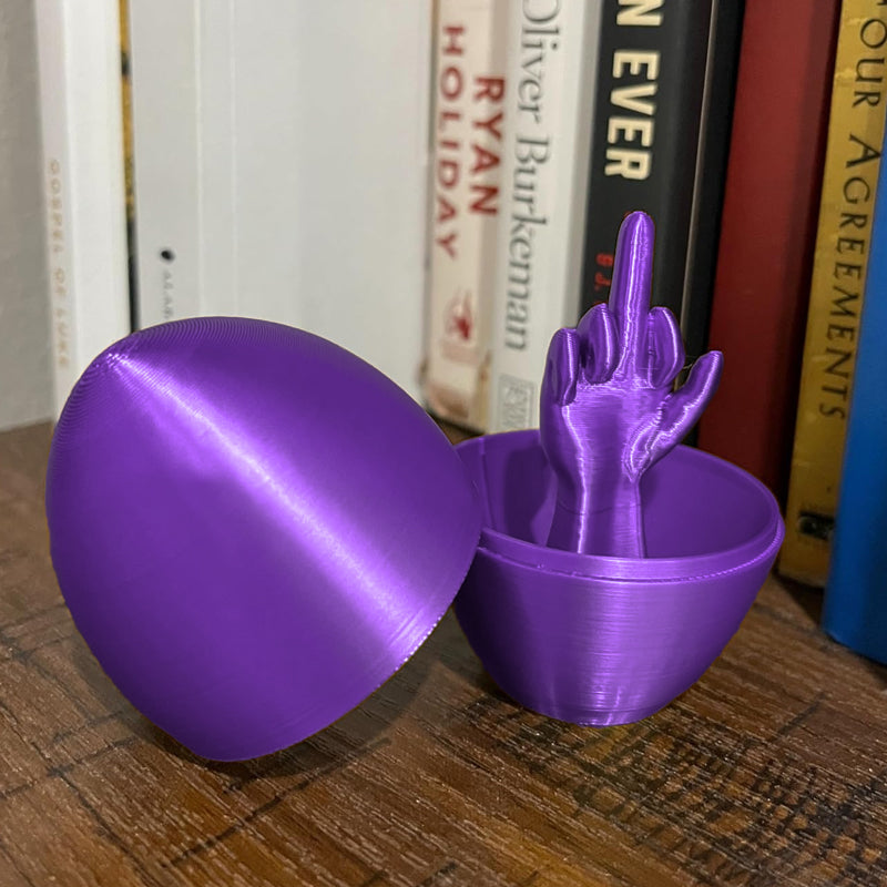 🎁Last Day 49% OFF🔥Easter Egg Surprise – Funny 3D Printed Middle Finger Egg
