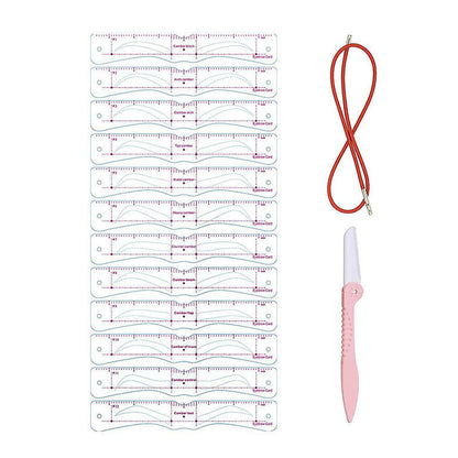 Silicone Eyebrow Stencil Kit
