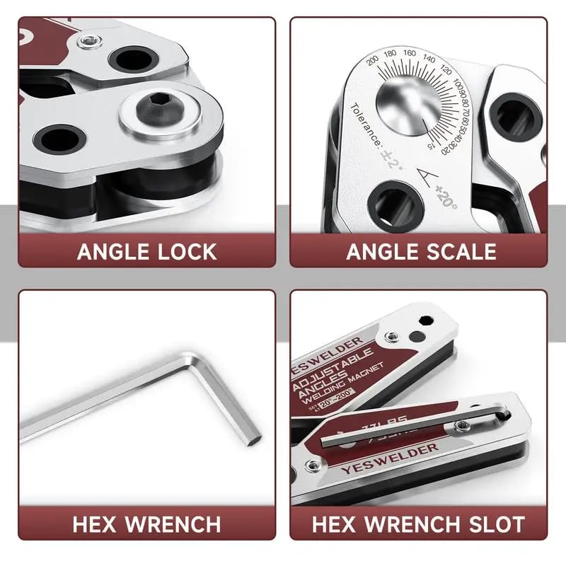 YESWELDER Adjustable Angle Welding Magnet