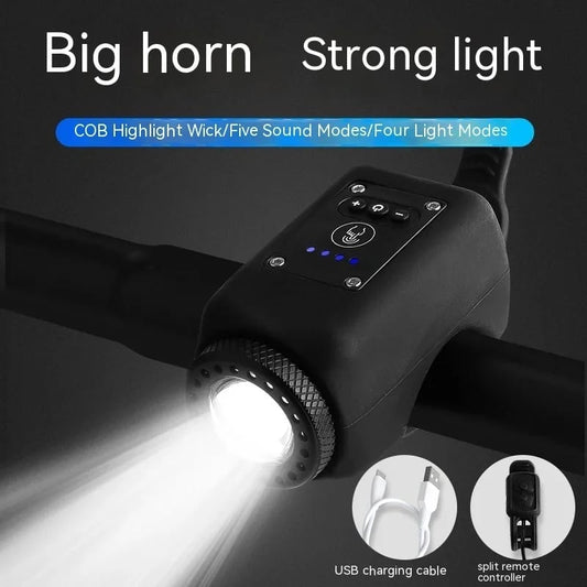 Woyuosn 2-in-1 Bike Light and Horn
