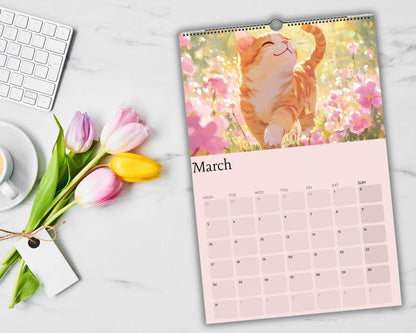 2025 Cats Wall Calendar