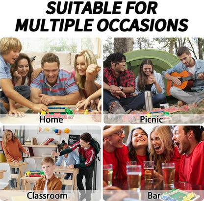 Shut The Box Game - Fun Table Math Game for Adults & Kids