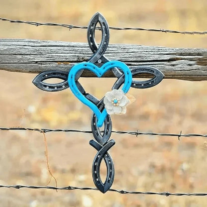 🎁Last Day Promotion 70% OFF - ❤️Natural Horseshoe Cross With Heart