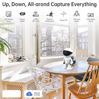 👍Wireless Indoor Motion Detection Robot Camera🤖Your New Home Guardian🎥