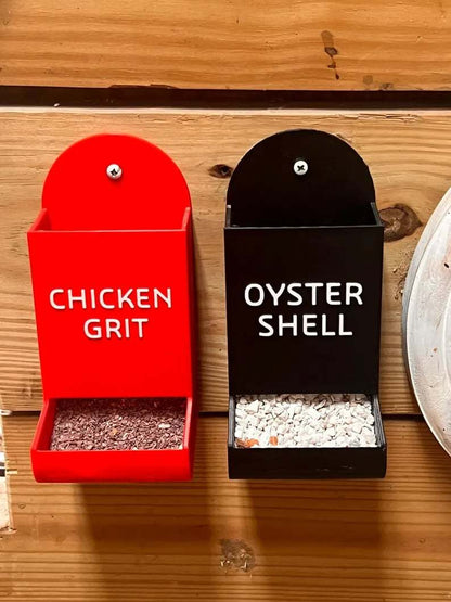 🚀Oyster Shell & Grit Feeder – Precision Nutrition, Zero Mess🐔