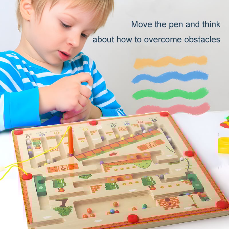 Magnetic Maze Challenge -the fastest speed reaches the end