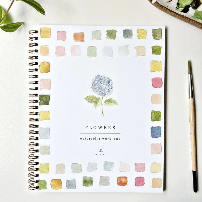 🔥LAST DAY 60% OFF - 💕Watercolor Workbook 🖼️Beginner-Friendly