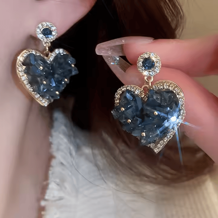 80% OFF Today Only! (4.8/5⭐⭐⭐⭐⭐)💕-Fashion Heart Earrings