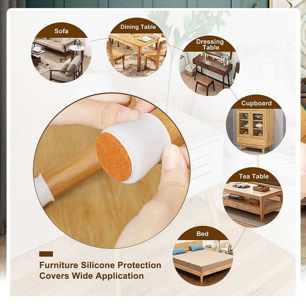 New Style-Furniture Silicone Protection Cover（4PCS/SET）
