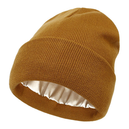 🎊Cyber Monday Deal!🎉Satin Lined Knit Beanie Hat