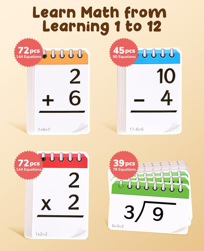 Math Flash Cards and Pop Fidget Chart