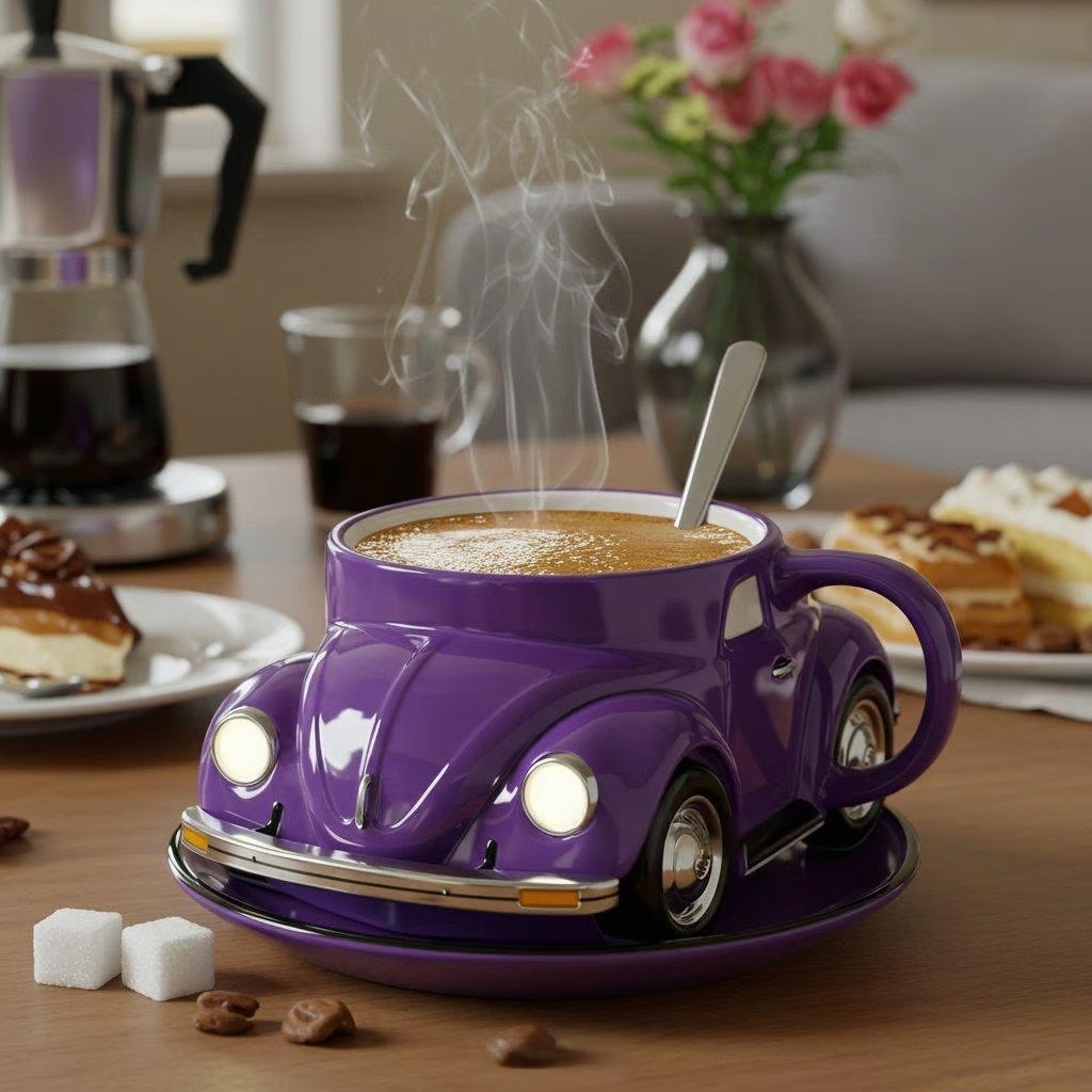 ☕Beetle Shaped Coffee Mug
