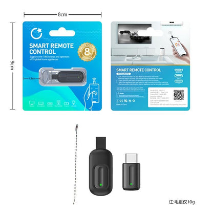 Mini infrared remote control adapter for cell phones