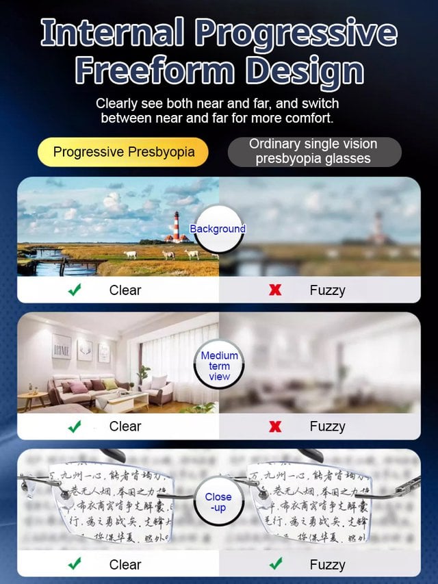 🏆Last Day 49% OFF🔥Color-changing anti-blue light presbyopia glasses