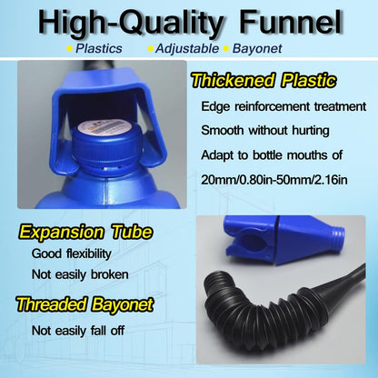 🔥BUY 2 GET 1 FREE🔥Universal Household Folding Buckle Funnel