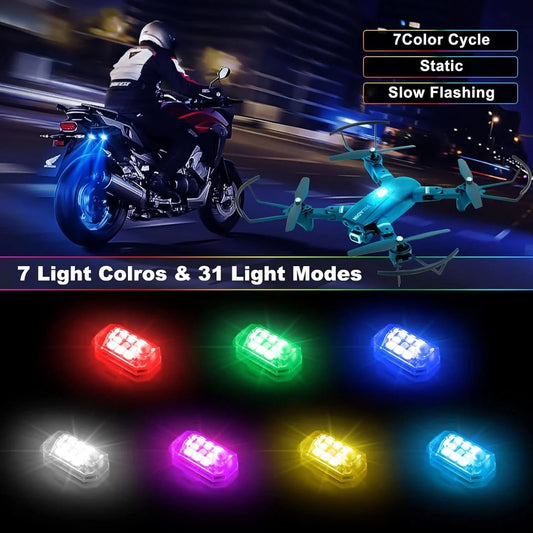 7 Colors Wireless Led Lights with Remote