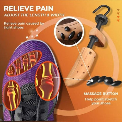 Wooden Shoe Stretcher (2 WAYS stretch)