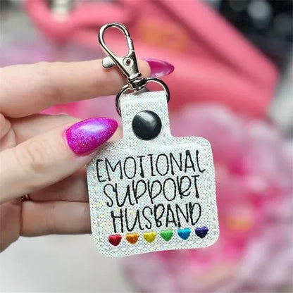 💖Emotional Support Coworker Keychain