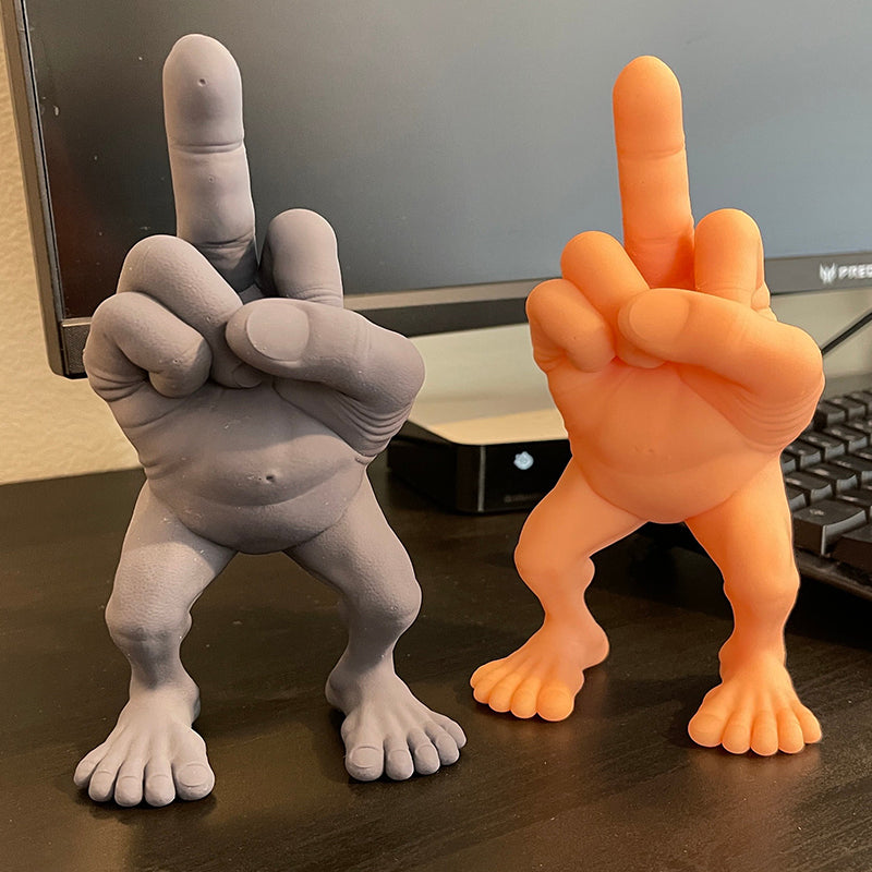 🔥LAST DAY 49% OFF - 🤣Middle Finger Figure With Legs