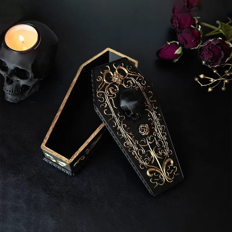 ⚰️Coffin Box "A Rose for the Dead"