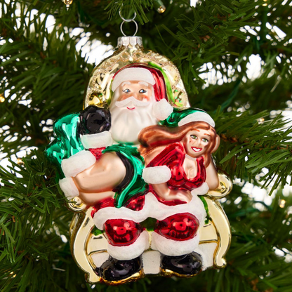 🔥Hot Sale 50% OFF - 🤣Funny Claus Christmas Ornament(6")