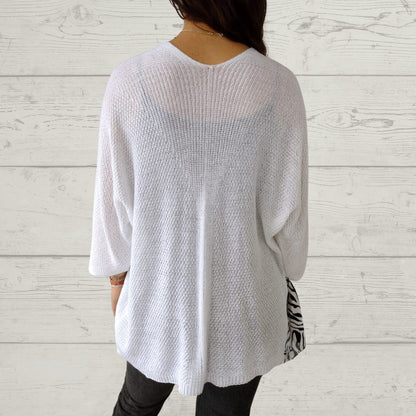 Thread 3/4 Sleeve with Pockets Cardigan