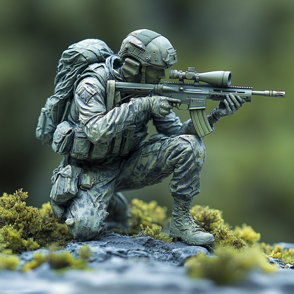 Rifle Soldier Figurine