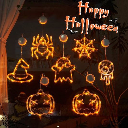 ✨ Upgrade Halloween Window Lights Decorations