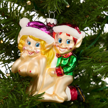 🔥Hot Sale 50% OFF - 🤣Funny Claus Christmas Ornament(6")