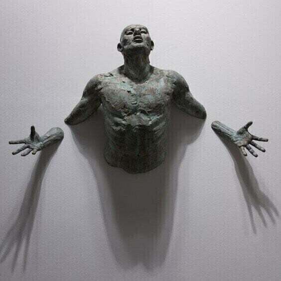 🔥Art Wall Decor Human Body Sculpture