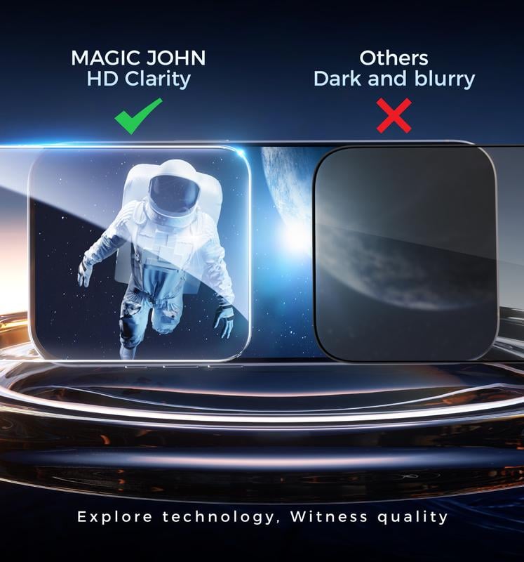 📱Screen Protector -Fingerprint-proof Dust Free Without Bubbles