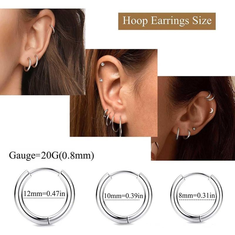 ✨LAST DAY 49% OFF✨8 Pairs Hypoallergenic Earrings