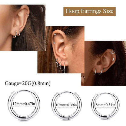 ✨LAST DAY 49% OFF✨8 Pairs Hypoallergenic Earrings