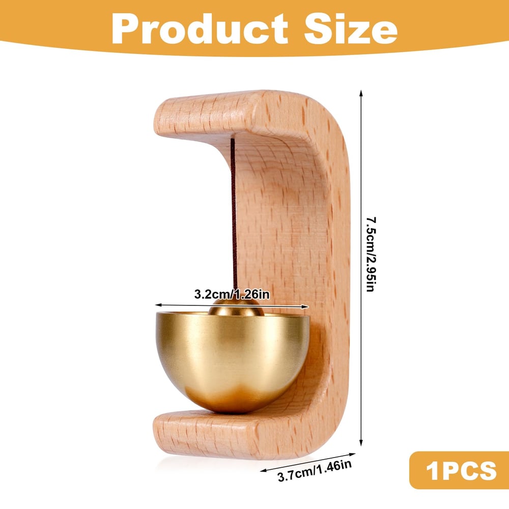 🔔 Today's Limited-Time Offer 49% Off - Suction Door Solid Wood Doorbell