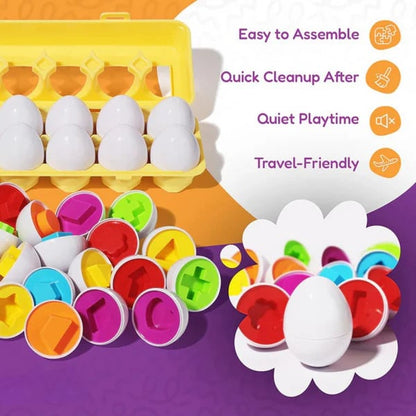 Montessori Geometric Eggs