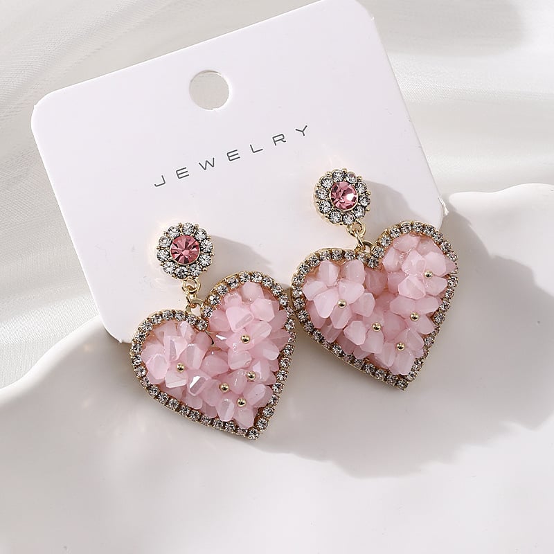 80% OFF Today Only! (4.8/5⭐⭐⭐⭐⭐)💕-Fashion Heart Earrings