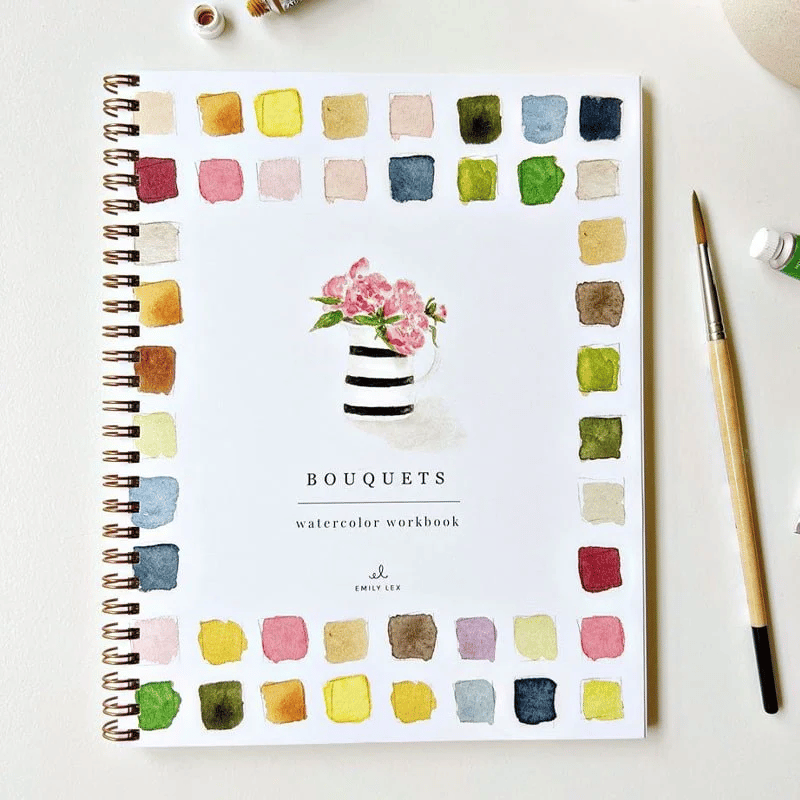 🔥LAST DAY 60% OFF - 💕Watercolor Workbook 🖼️Beginner-Friendly