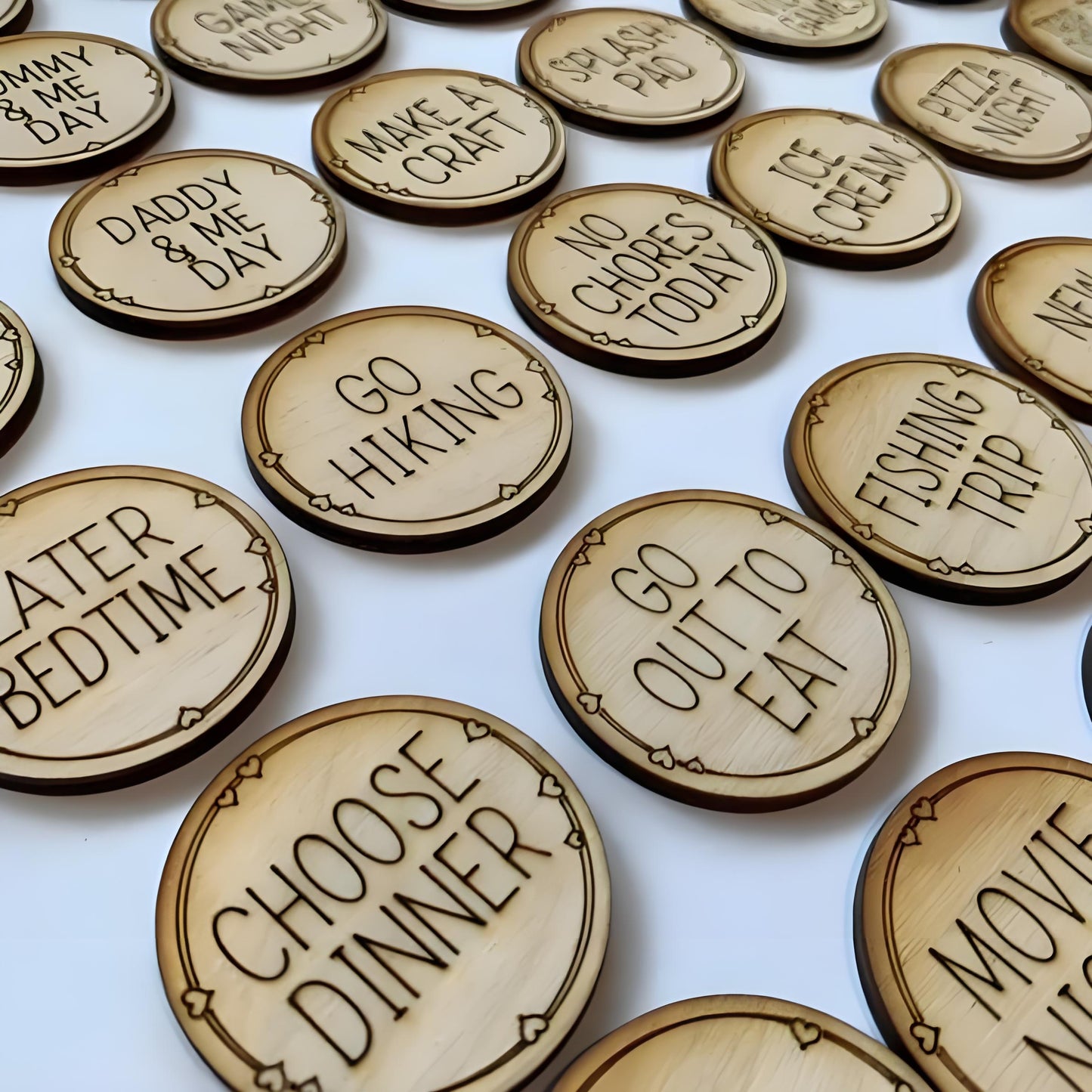 🐰Wooden Easter Reward Coins