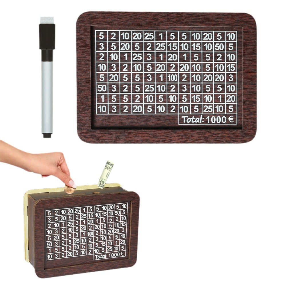 🎁Last Day Sale 49% OFF🎁🎅Cash Vault Wooden Savings Box